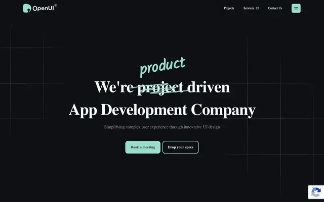 OpenUI website