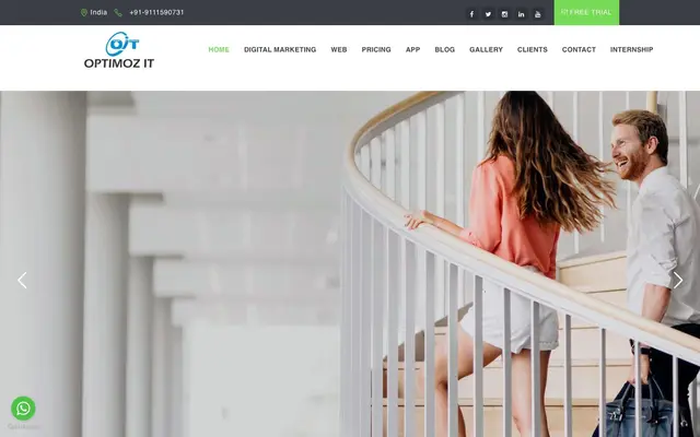 Optimoz IT- Information Technology website