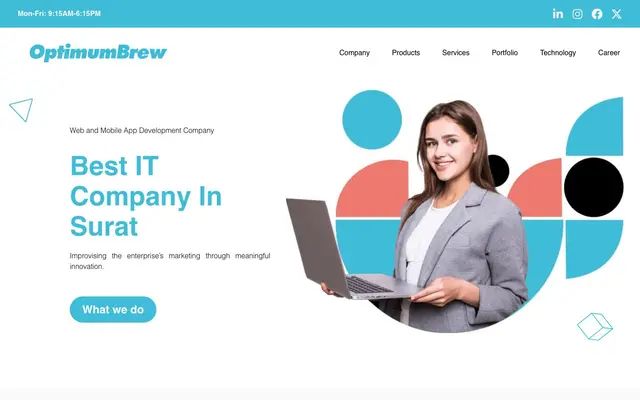 OptimumBrew Technology LLP website