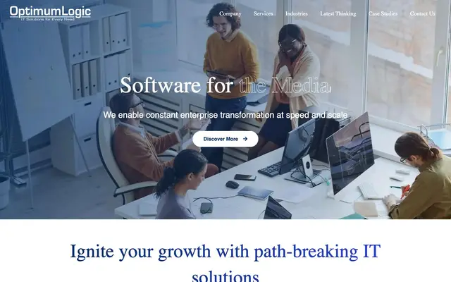 Optimum Logic Private Limited website