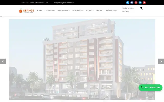 Orange IT Solutions website