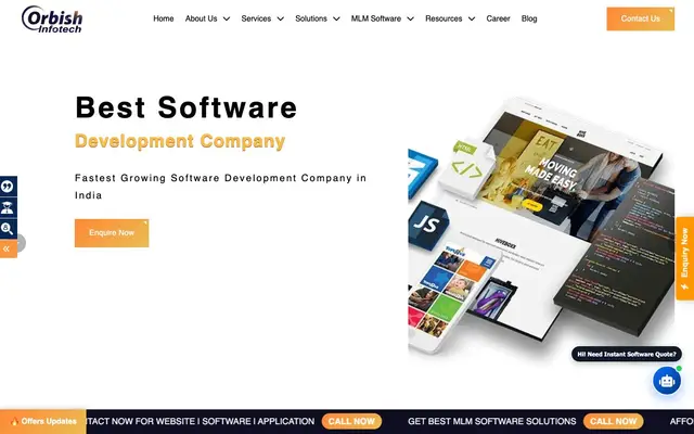 Orbish Infotech website