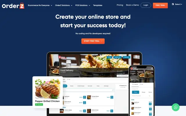 OrderZ website