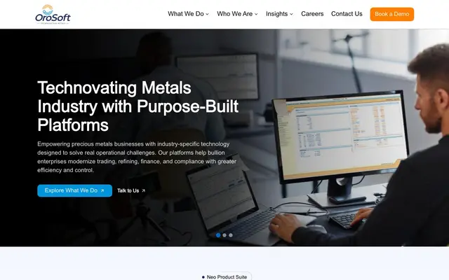 OroSoft Solutions Pvt. Ltd. website