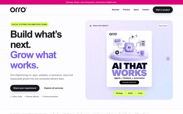 Orro Digital | Top Rated | Result Driven | Marketing | SMM | SEO | CUSTOM APP & WEBSITE website