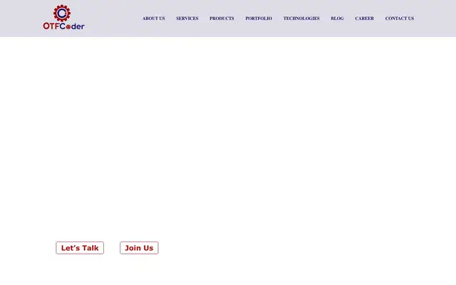 OTFCoder Private Limited website