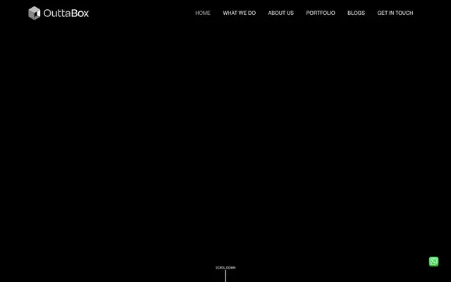 Outtabox - A Creative Studio website