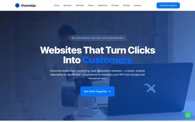 Overninja Technologies LLP website