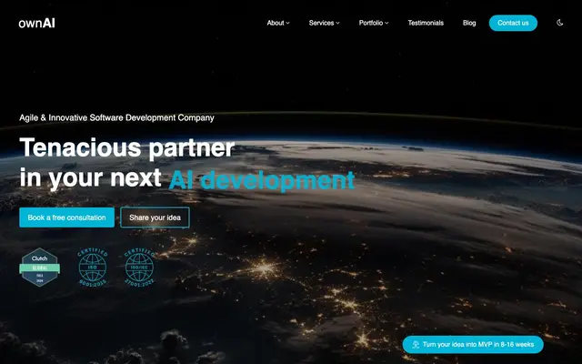 ownAI Solutions website