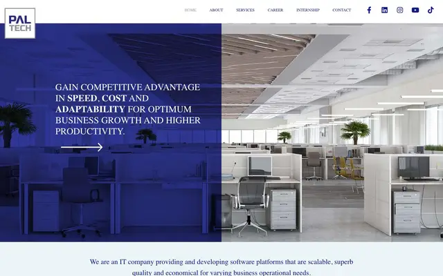 PALTech Company Limited website