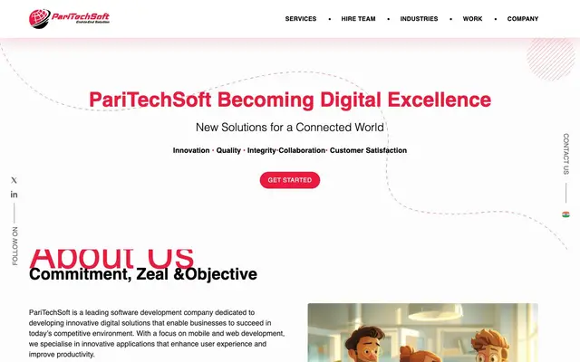 PariTechSoft website