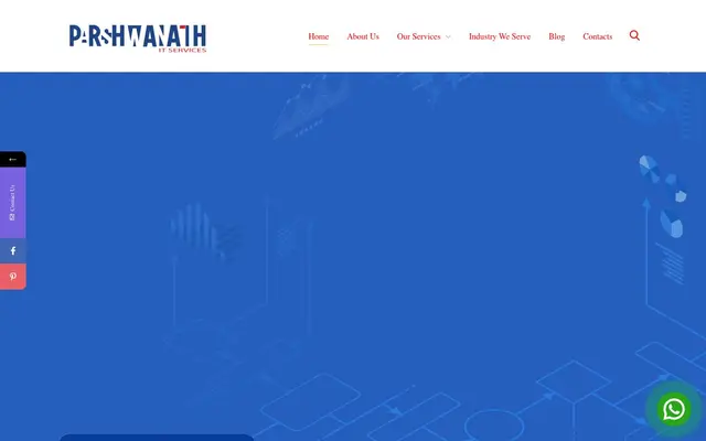 Parshwanath IT Services website