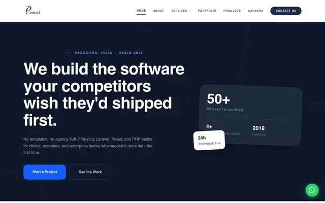 Vadodara Website Development Company | Patrixel website