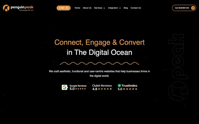 Penguinpeak Technologies Pvt. Ltd website