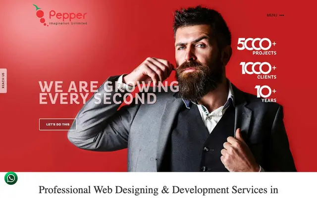 Pepper Designs website