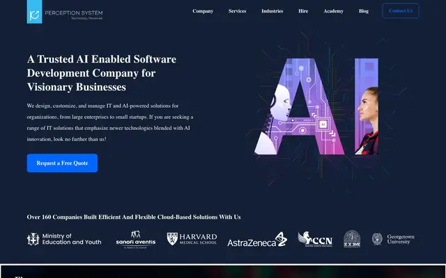 Perception System website