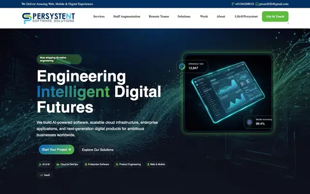 Persystent Software Solutions Pvt. Limited website