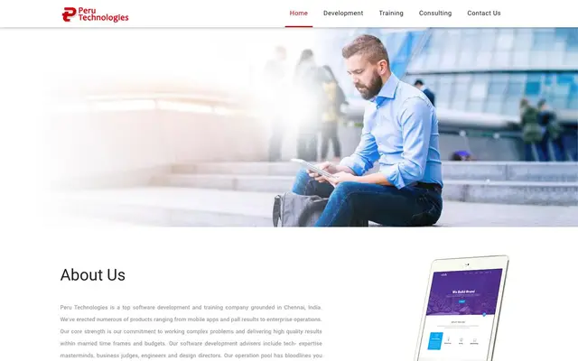 Peru Technologies website