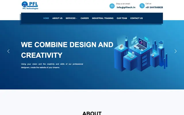 PFL Technologies website