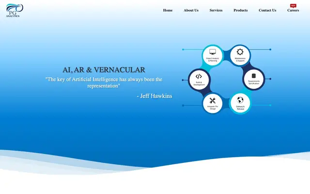 PG Analytics website
