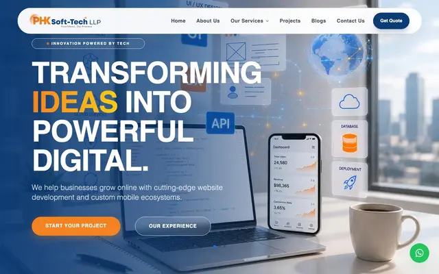 PHK Soft-Tech LLP website