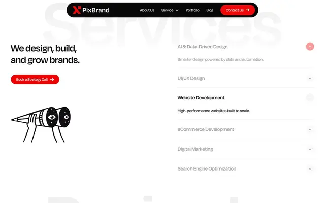 Pix Brand Pvt. Ltd. website