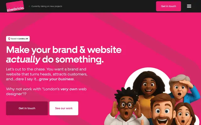 Pixelbricks Design website