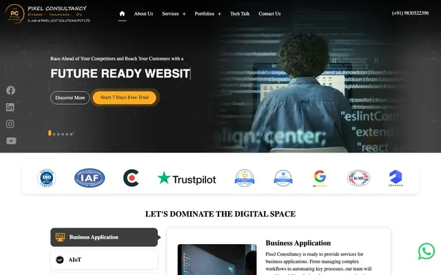 Pixel Consultancy website