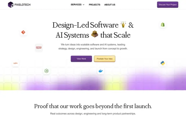 Pixelotech website