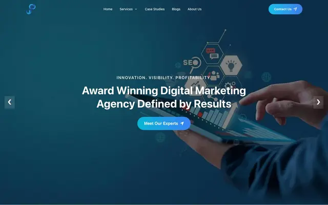 PJP Digital website