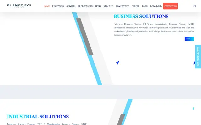 Planet PCI Infotech Ltd website