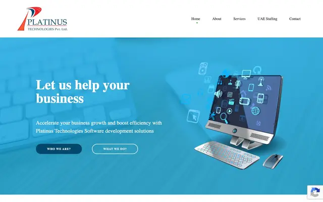 Platinus Technologies Pvt Ltd website