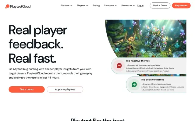 PlaytestCloud GmbH website