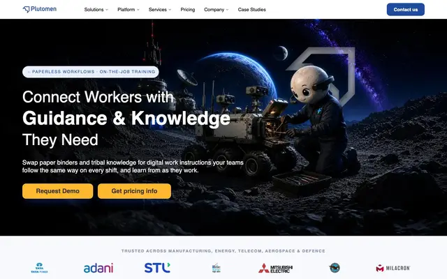 Plutomen Technologies Pvt Ltd website