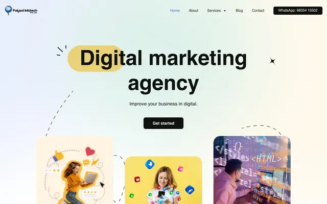 PolySol Infotech Pvt. Ltd website