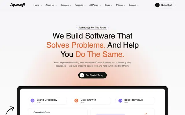 Populosoft website