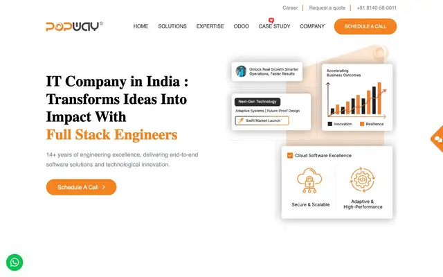 Popway Software Pvt. Ltd website