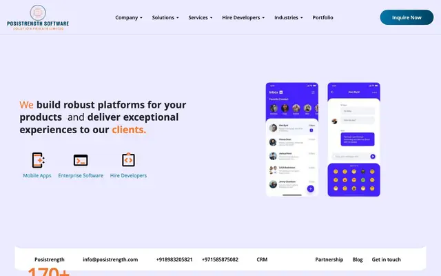 Posistrength Software Solution Pvt.Ltd website