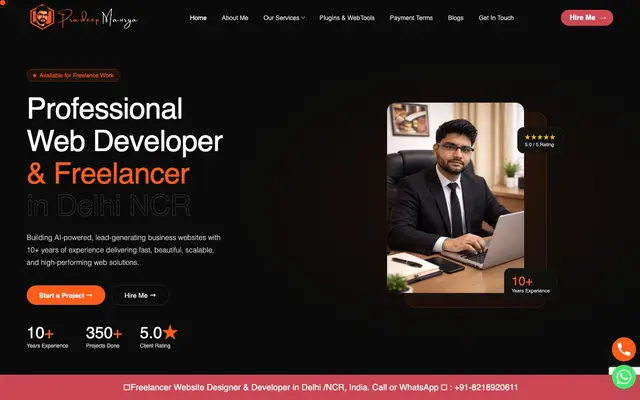 Pradeep Maurya website