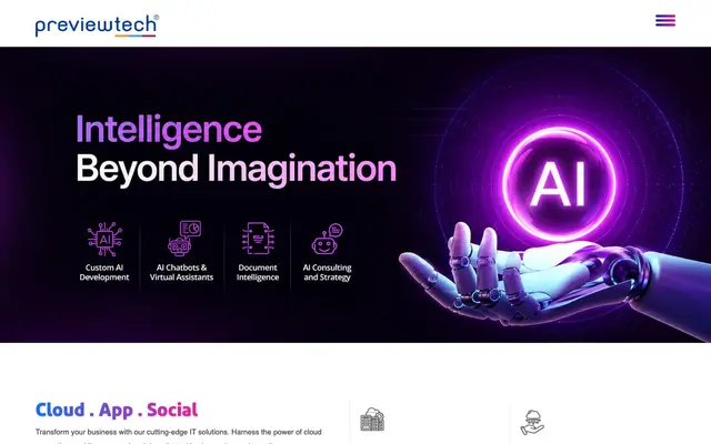 Preview Technologies (P) Ltd website