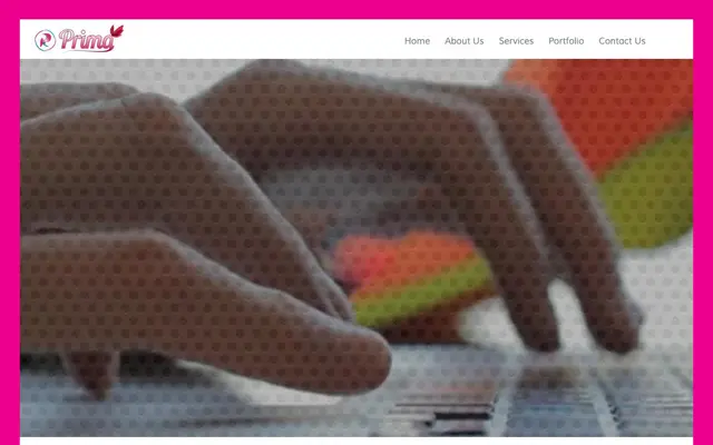 Rajam Prima IT Solutions website