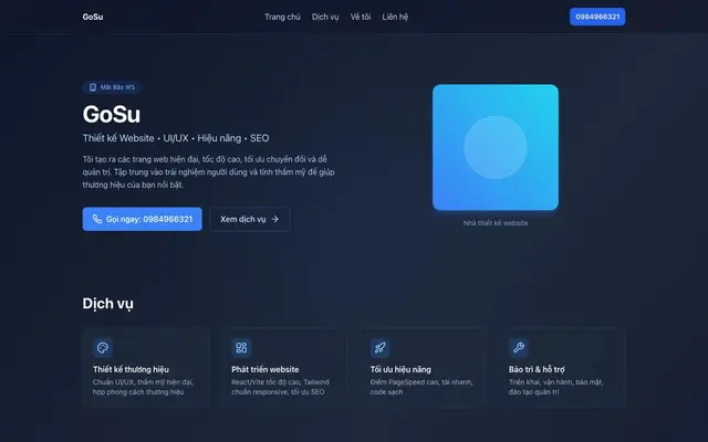 GoSu design web website