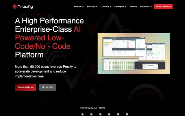 Procify website