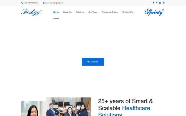 Prodigy Limited website