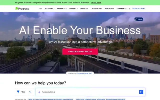Progress website