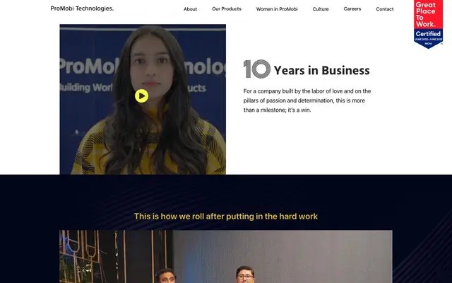 ProMobi Technologies website