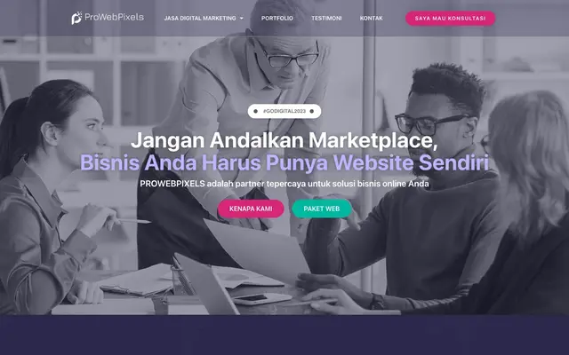 ProWebPixels website