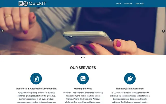 PS QuickIT website