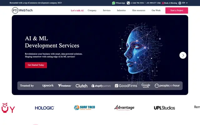 Prerna Trimurty Infotech Pvt. Ltd website