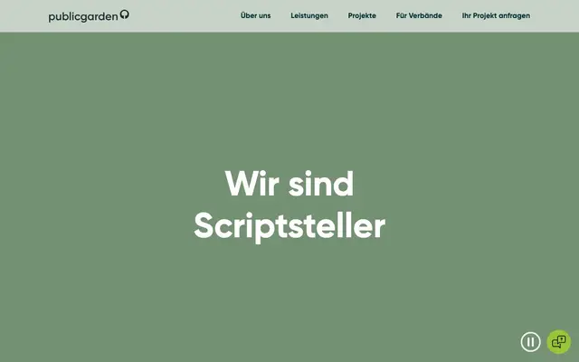 publicgarden GmbH website